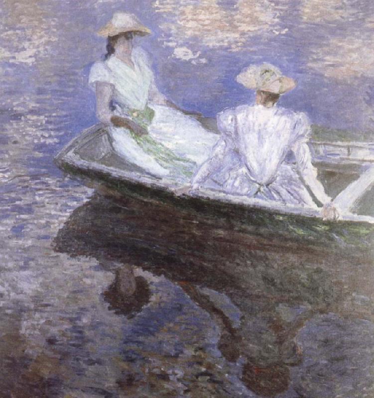 Claude Monet Young Girls in a boat